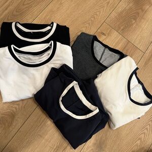 Bylt striped ringer tee bundle - short sleeve